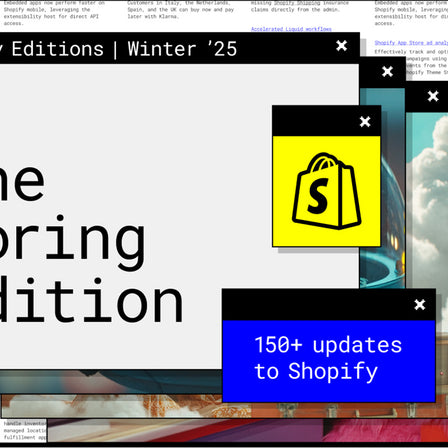Shopify Editions Winter '25 explores Shopify Update 2025. Vancouver BC based Shopify web developers and Shopify experts in Canada